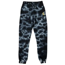 Wyoming Cowboys Women’s Tie Dye Joggers – Black/Grey