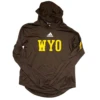 Adidas Wyoming Cowboys Women’s Hooded L/S Tee – Brown